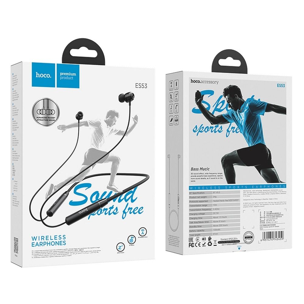 Bluetooth sportske bežične slušalice Hoco ES53 - Slika 3