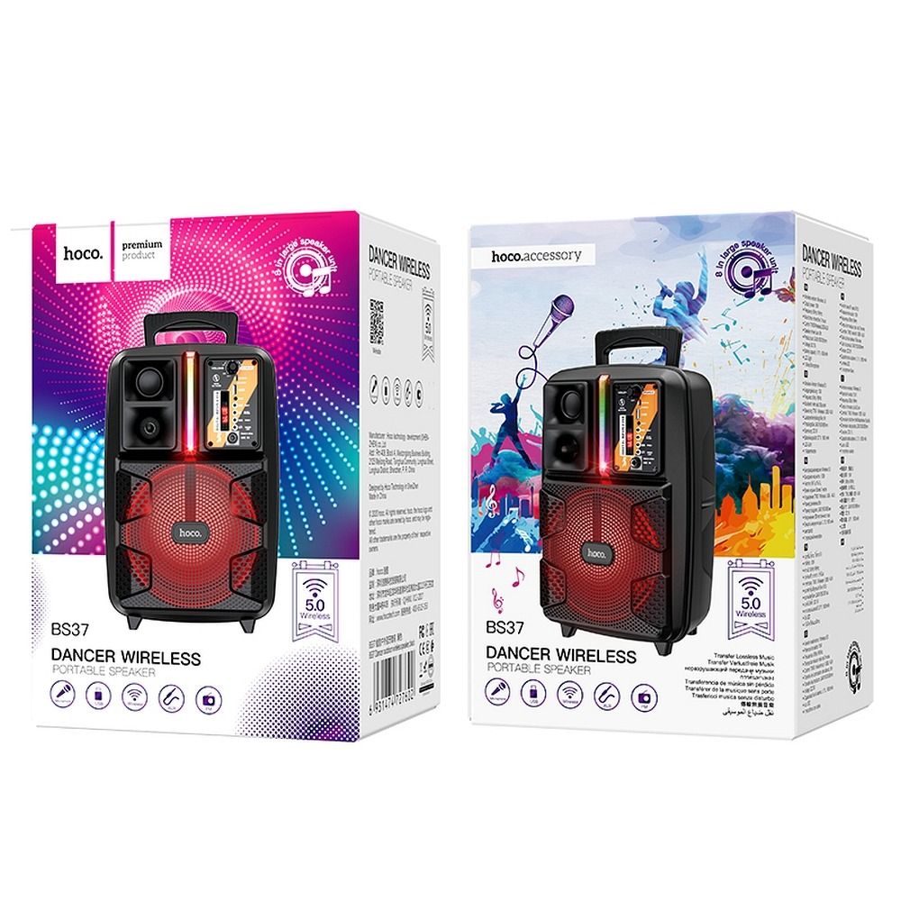 Karaoke set bluetooth zvučnik + mikrofon Hoco BS37 - Slika 2