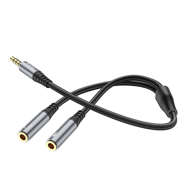 Audio 3,5 mm aux muški na 2 x ženski adapter kabel za slušalice - Slika 6