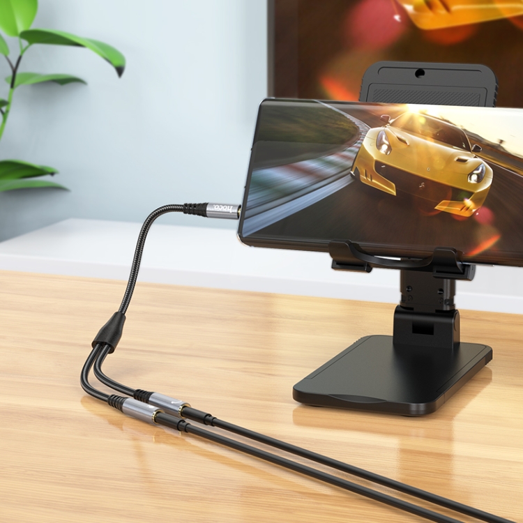 Audio 3,5 mm aux muški na 2 x ženski adapter kabel za slušalice - Slika 3