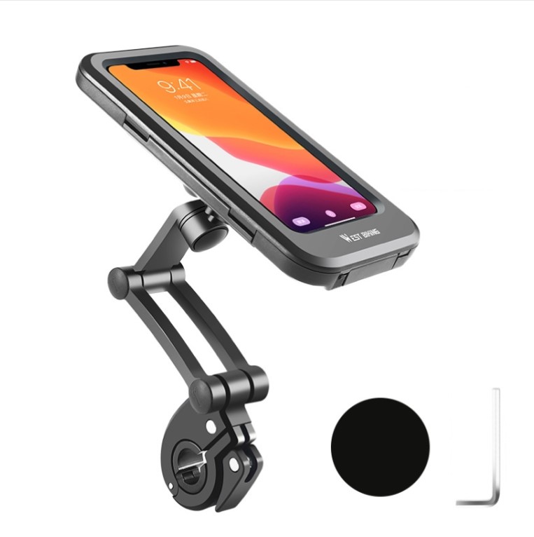 Držač mobitela na motociklu skuteru biciklu s torbicom