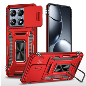 xiaomi 14t pro crvena maska s metalnim prstenom