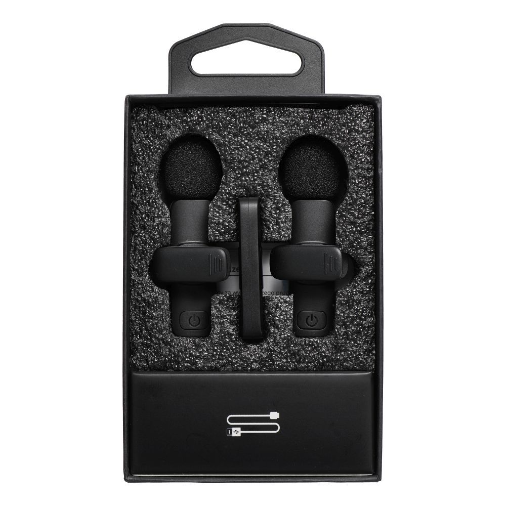 Bežični mikrofon za mobitel 2/1 set USB-C - Slika 4