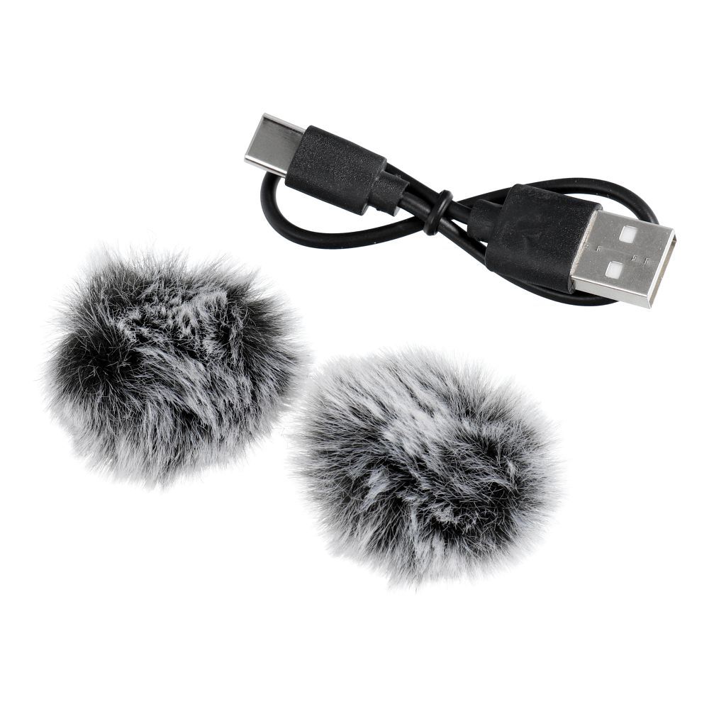 Bežični mikrofon za mobitel 2/1 set USB-C - Slika 6