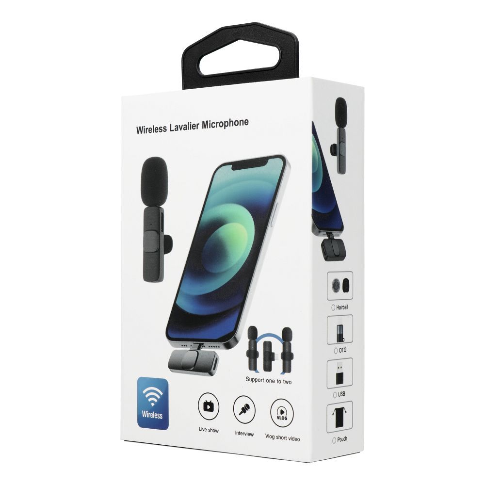 Bežični mikrofon za mobitel 2/1 set USB-C - Slika 5