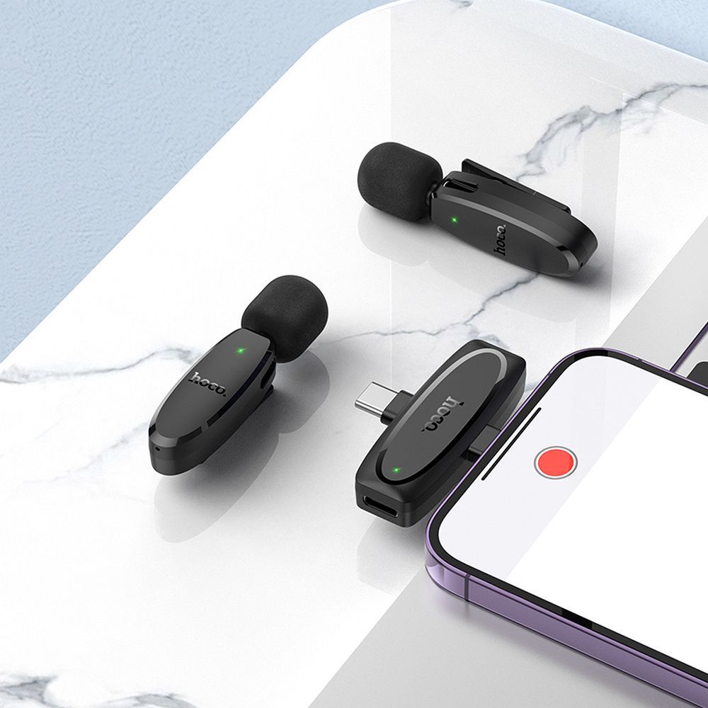Bežični mikrofon za mobitel 2/1 set USB-C - Slika 2