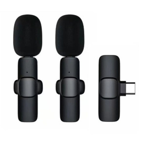 Bežični mikrofon za mobitel 2/1 set USB-C