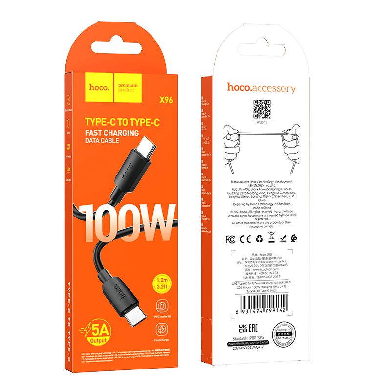 Kabel USB-C Hoco X96 100w - Slika 2