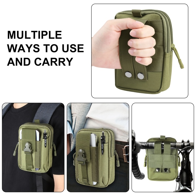 HAWEEL Taktička Torbica za Remen i Mobitel do 7.0" – Army Green - Slika 3